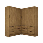 Closet Casal Duplo Sevilha 4 Portas 12 Gavetas Carioca Móveis