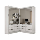 Closet Casal Duplo Sevilha 4 Portas Premium 12 Gavetas Carioc