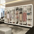 Closet Casal Em L Ele E Ela 4 Metros 16 Prateleiras 4 Cabidei