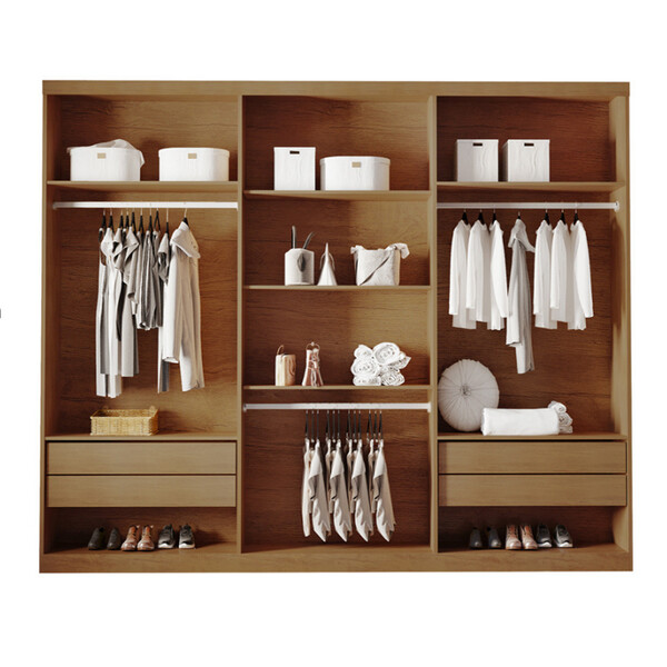 Closet Casal Encanto 4 Gavetas 5 Prateleiras Mdf Rufato | Leroy Merlin