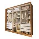 Closet Casal Itália 6 Gavetas Carvalho/branco - Minastex