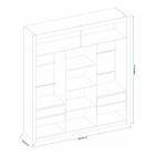 Closet Casal Premium 8 Gavetas Amoudi Móveis