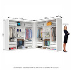 Closet Casal Premium Clarice Com 08 Gavetas Carioca Móveis