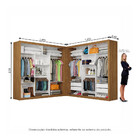 Closet Casal Premium Clarice Com 4 Gavetas Carioca Moveis