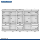 Closet Casal Sem Portas 2 Módulos 6 Gavetas França Minastex