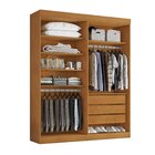 Closet Casal Sem Portas 3 Gavetas Caribe Cinamomo