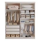 Closet Casal Sem Portas 3 Gavetas Roma Branco