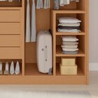 Closet Casal Sem Portas 4 Gavetas 100% Mdf Eloá Cinamomo  Cin