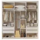 Closet Casal Sem Portas 4 Gavetas Cannes Branco