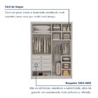 Closet Casal Sem Portas 4 Gavetas Eloá Branco