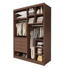 Closet Casal Sem Portas 4 Gavetas Eloá Cacau