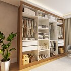 Closet Casal Sem Portas 4 Gavetas Florença Carvalho