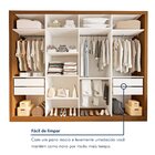 Closet Casal Sem Portas 4 Gavetas Florença Freijó