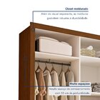 Closet Casal Sem Portas 4 Gavetas Florença Freijó