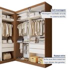 Closet Casal Sem Portas 4 Gavetas Júlia Duo Carvalho