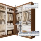 Closet Casal Sem Portas 4 Gavetas Júlia Duo Carvalho