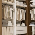 Closet Casal Sem Portas 4 Gavetas Júlia Duo Freijó