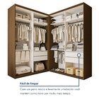 Closet Casal Sem Portas 4 Gavetas Júlia Duo Freijó