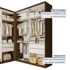 Closet Casal Sem Portas 4 Gavetas Júlia Duo Freijó