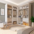 Closet Casal Sem Portas 4 Gavetas Júlia Duo Yescasa Branco