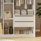 Closet Casal Sem Portas 4 Gavetas Miami Branco