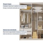 Closet Casal Sem Portas 4 Gavetas Miami Branco