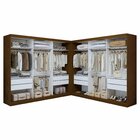 Closet Casal Sem Portas 8 Gavetas Paris Duo Premium Freijó