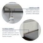 Closet Casal Sem Portas 8 Gavetas Paris Duo Premium Freijó