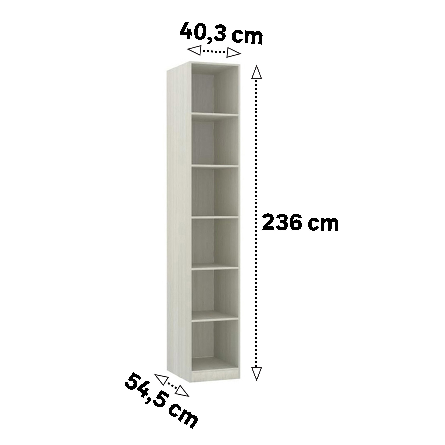 Mais espaço para acomodar as roupas