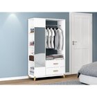 Closet Com Espelho 1050x1800x450 Mm Branco