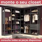 Closet Componível Completo 6 Peças 2 25x2 10m 9001 Clothes Be