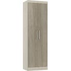 Closet Crema e Amêndoa 218x68x46,5cm Smart Luciane