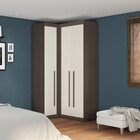 Closet De Canto 3 Portas 2 Gavetas Star