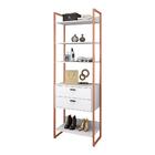 Closet Deck 2 Gavetas Branco Cobre