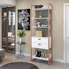 Closet Deck 2 Gavetas Branco Cobre