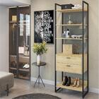 Closet Deck 2 Gavetas Natura Preto