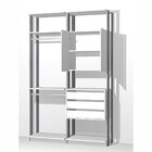 Closet Guarda Roupa 1 Armário 3 Gavetas E 2 Cabideiros Branco