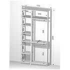 Closet Guarda Roupa 2 Cabideiros E Prateleiras Carvalho Mel C