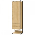 Closet Industrial 1 Porta 2 Gavetas Pinus 17321 - Olivar Móve