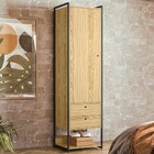 Closet Industrial 1 Porta 2 Gavetas Pinus 17321 - Olivar Móve