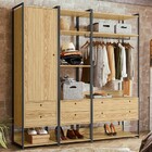 Closet Industrial 1 Porta 6 Gavetas Pinus 17518 - Olivar Móve