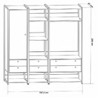 Closet Industrial 1 Porta 6 Gavetas Pinus 17518 - Olivar Móve