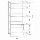 Closet Industrial 2 Gavetas Off White 17302 - Olivar Móveis