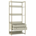 Closet Industrial 2 Gavetas Off White 17302 - Olivar Móveis