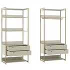 Closet Industrial 4 Gavetas Off White 17517 - Olivar Móveis