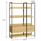 Closet Industrial 4 Gavetas Pinus 17519 - Olivar Móveis