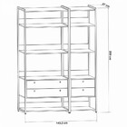 Closet Industrial 4 Gavetas Pinus 17519 - Olivar Móveis