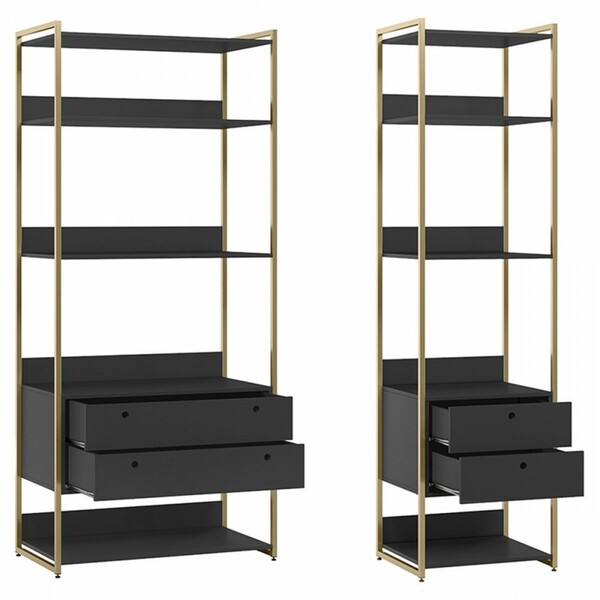 Closet Industrial 4 Gavetas Preto 17519 - Olivar Móveis | Leroy Merlin