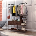 Closet Industrial Magali Preto E Castanho