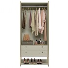 Closet Industrial Modulo 05  Off White - Olivar Móveis